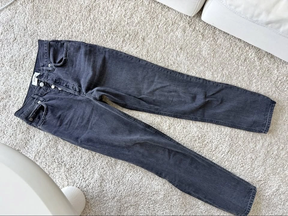 AGOLDE 90s Pinch Waist Jeans - Washed Black (Size 23)