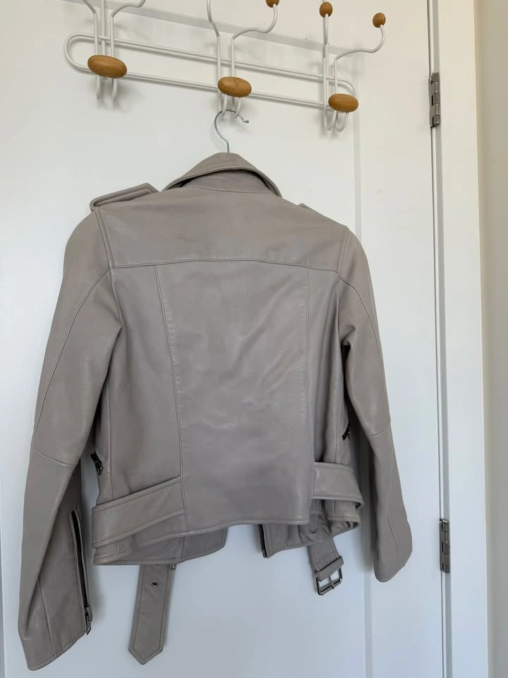 AllSaints Leather Biker Jacket — Never Worn (UK 4 / US 0) - photo 4