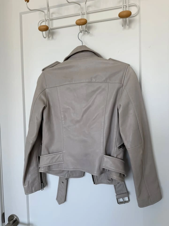 AllSaints Leather Biker Jacket — Never Worn (UK 4 / US 0) - photo 5