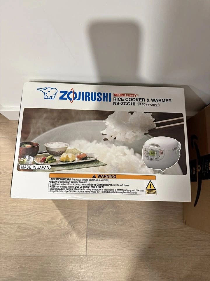 Zojirushi NS-ZCC10 5.5-Cup Neuro Fuzzy Rice Cooker — BNIB