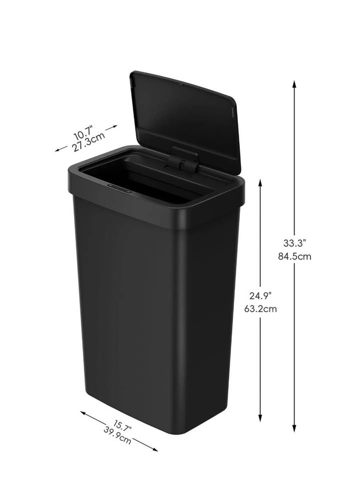 50L Automatic Motion Sensor Trash Can – Touchless Kitchen Bin - photo 2