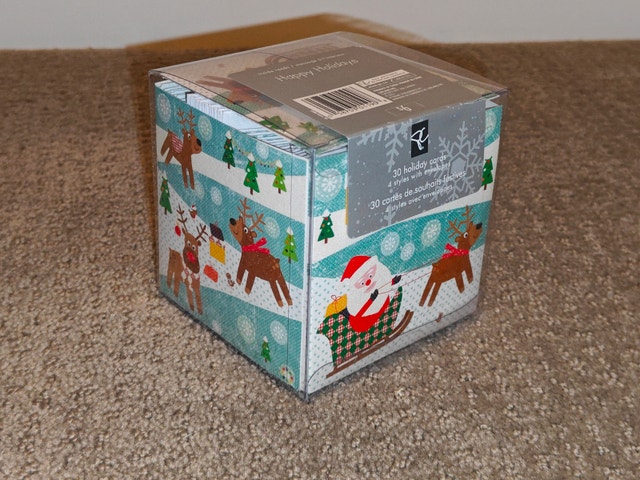 Box of 30 Christmas Cards with Envelopes, New & Sealed