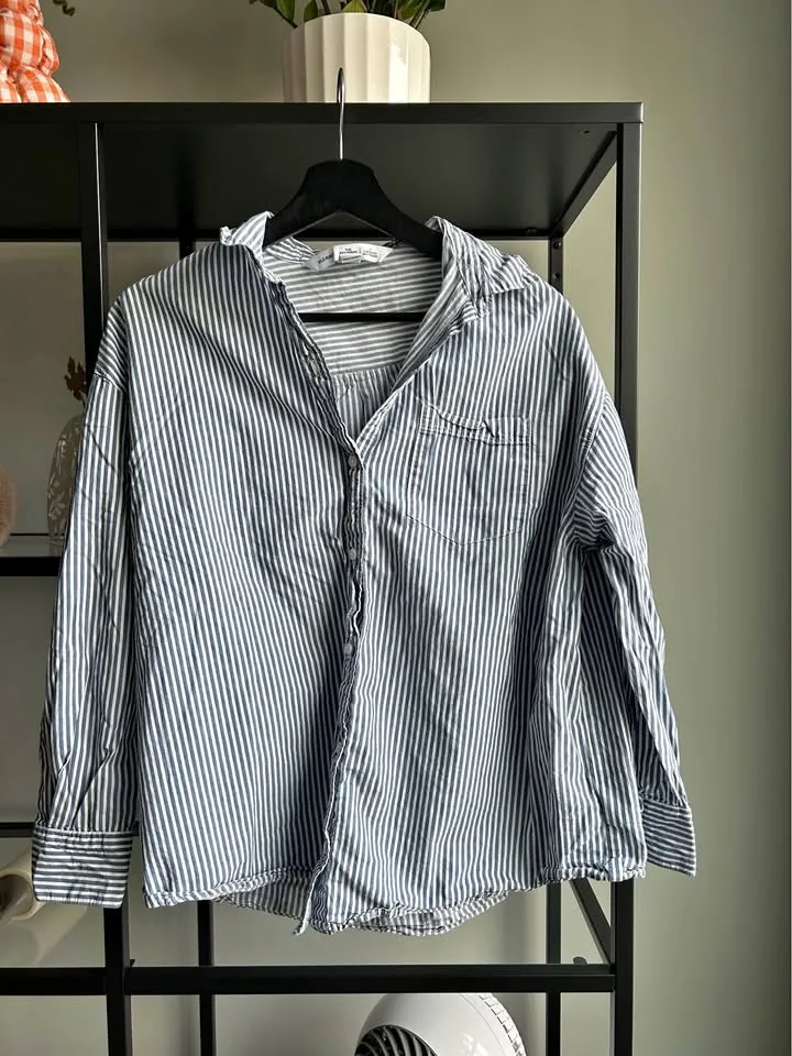 Striped Blue Cotton Set Size S - Old Navy thumbnail
