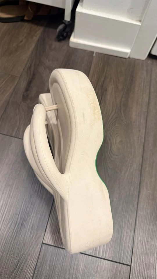 Melissa Free Platform Sandals – Beige | US 10 - photo 4