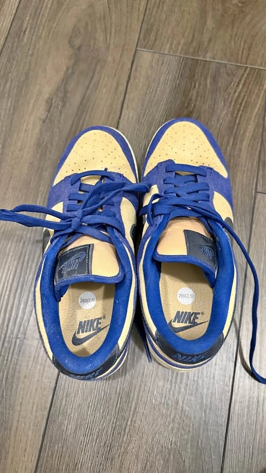 Nike Dunk Low – Blue/Yellow Suede | US men 7.5