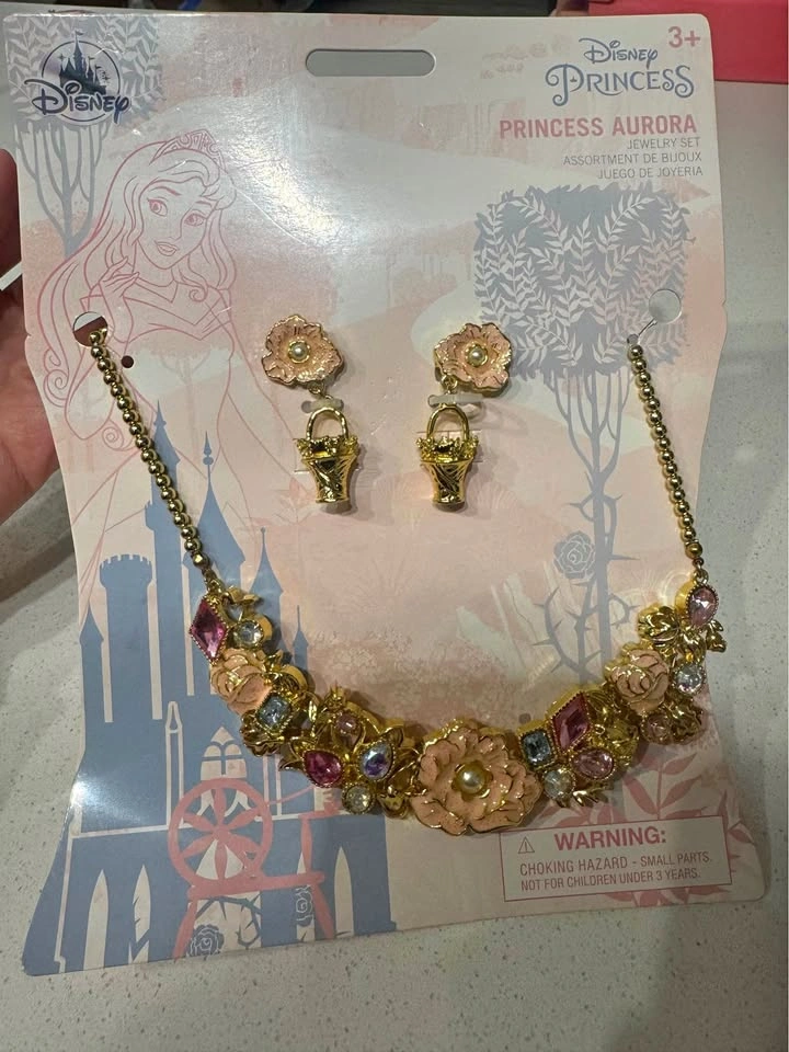Brand New Disney Princess Aurora Jewelry Set for Kids - photo 2