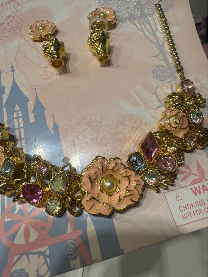 Brand New Disney Princess Aurora Jewelry Set for Kids - photo 3