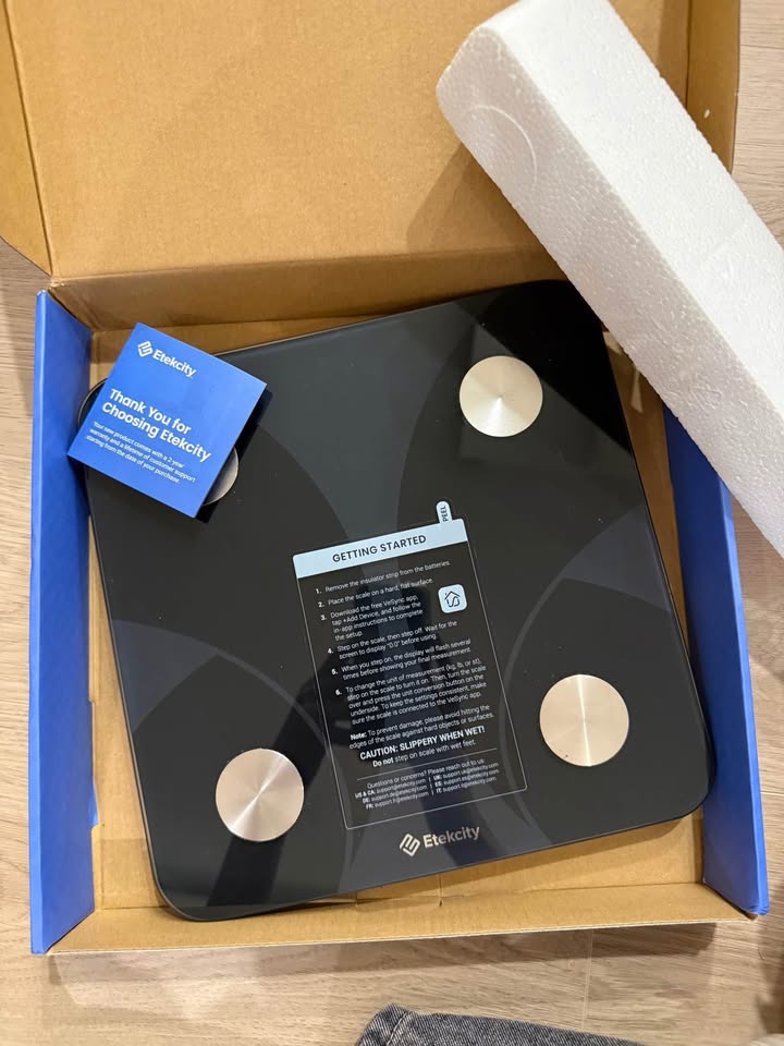 Etekcity Smart Bluetooth Fitness Scale – Brand New - photo 3