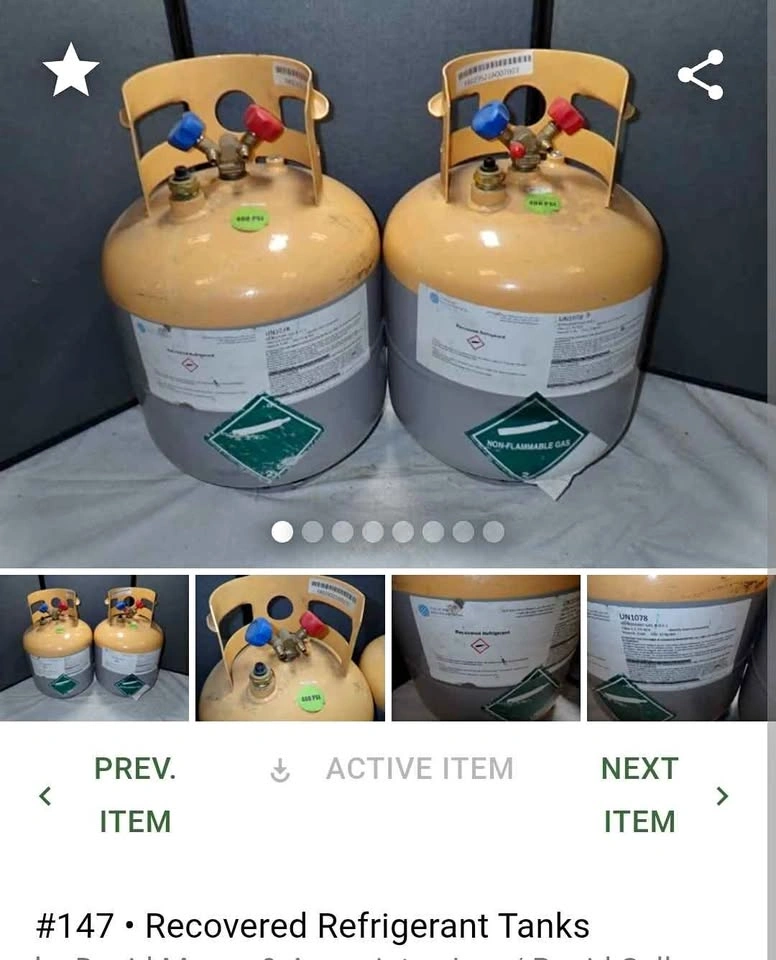 Reclaiming cylinders
