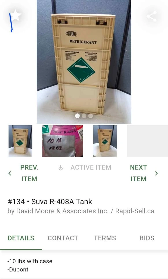 Suva R-408A Tank - photo 2