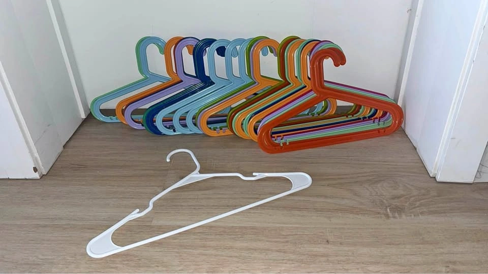 Assorted Plastic kids Clothes Hangers or best offer