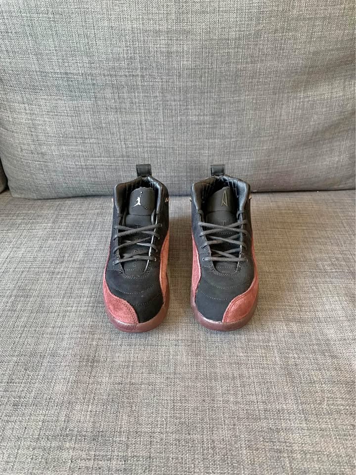 (Little kids) A Ma Maniere x Air Jordan 12 ‘burgundy/black’