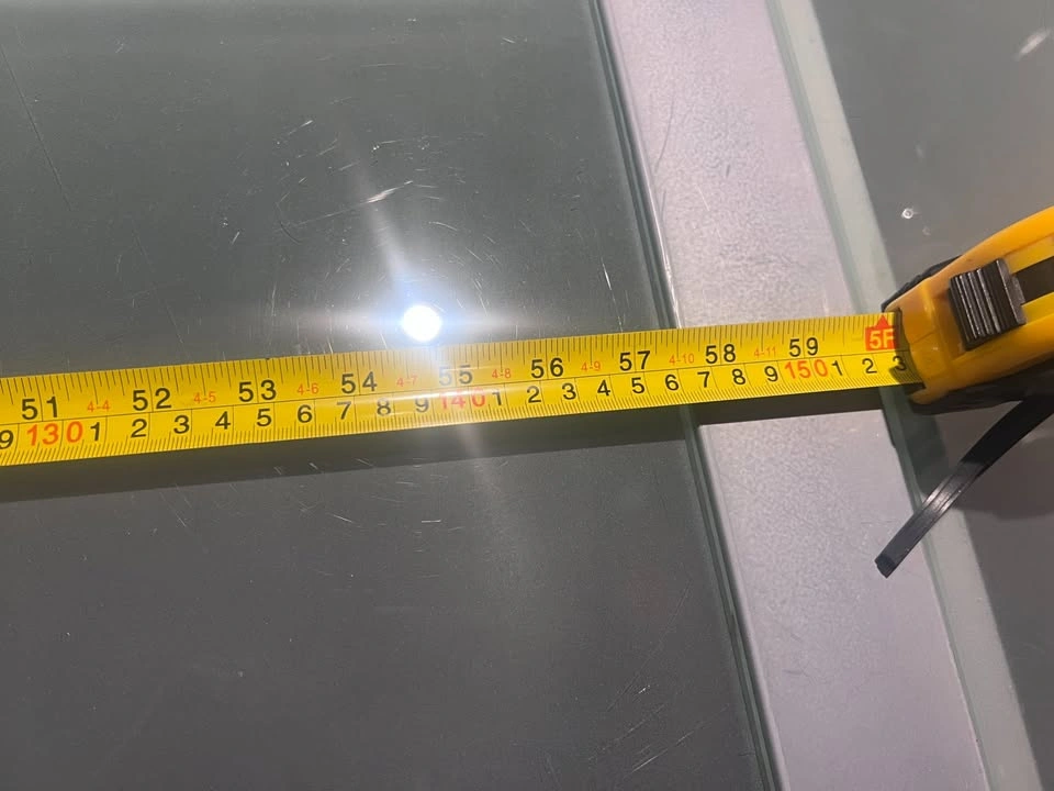 Large L-Shape Contemporary Glass & Metal Desk - photo 2