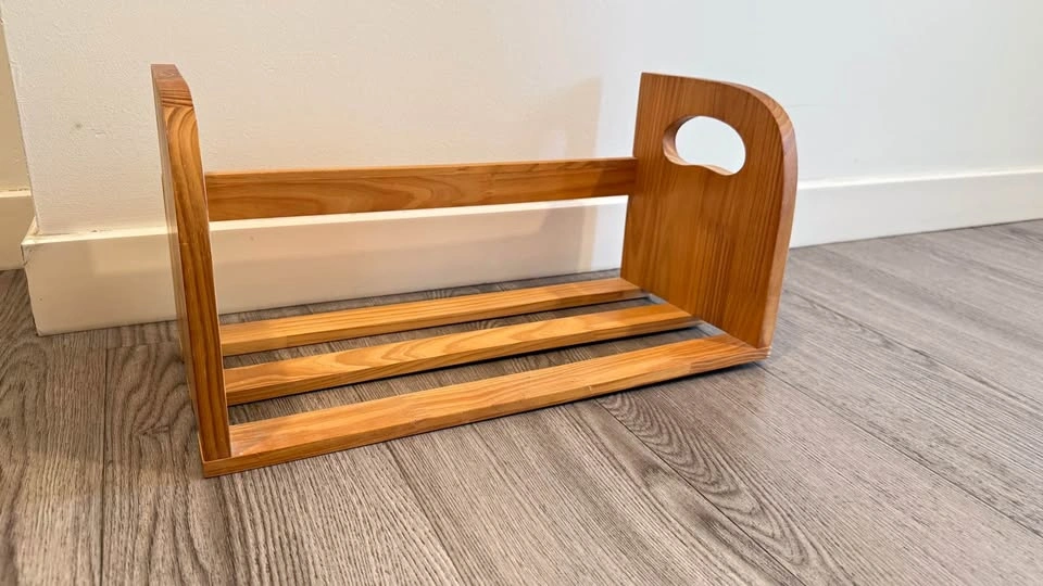 Wooden Desktop Book Rack