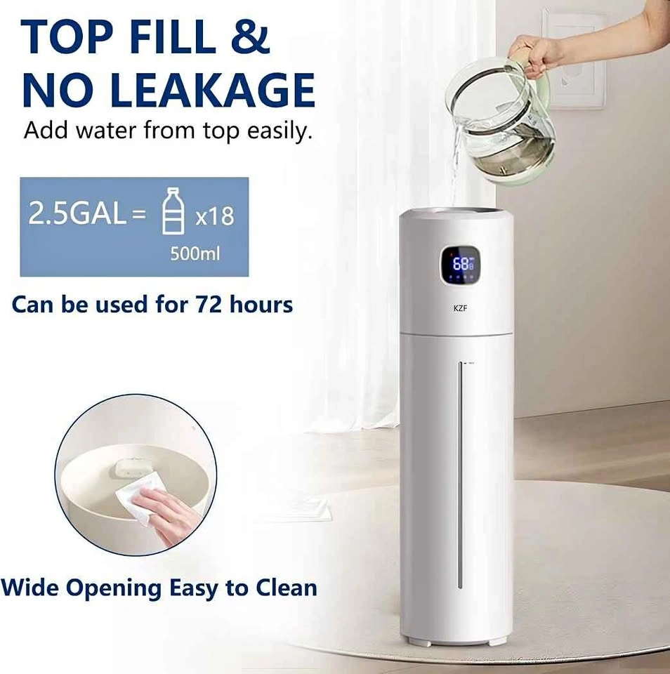 KZF humidifier 9L capacity with remote