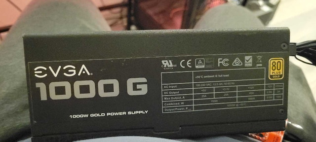 EVGA SuperNOVA 1000 G1 1000W 80+ Gold power supply