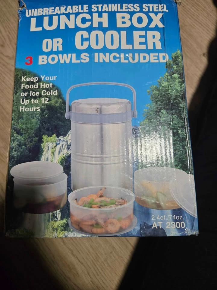 Stainless steel lunch box cooler/thermos - photo 2