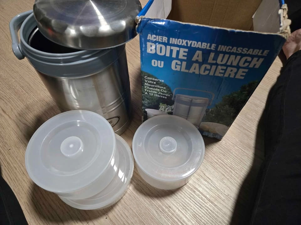 Stainless steel lunch box cooler/thermos - photo 3