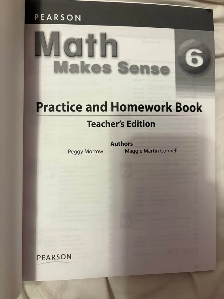 Math Makes Sense 6 Practice and Homework Book - Teacher's Editio - photo 2
