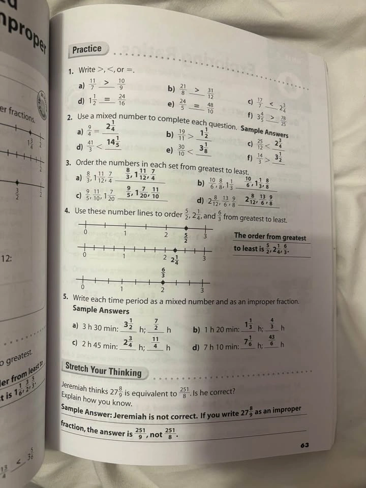 Math Makes Sense 6 Practice and Homework Book - Teacher's Editio - photo 5