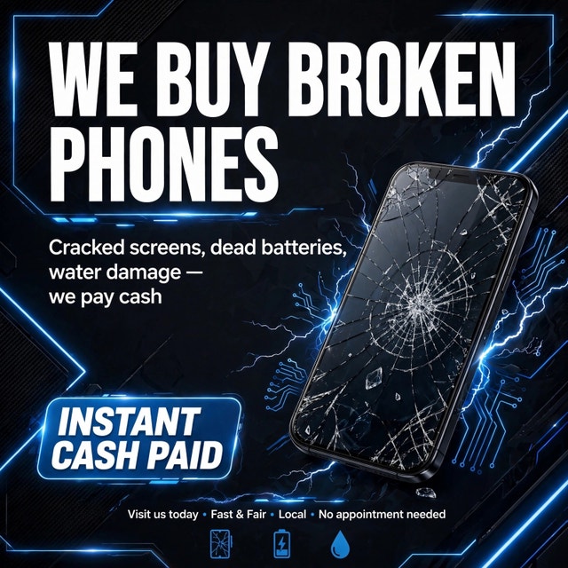We Buy Used & Broken Phones — Cash Paid (Scarborough)