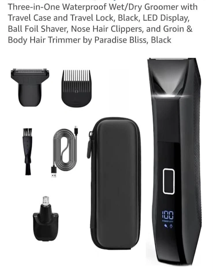 3-in-1 Body Trimmer & Groomer Set