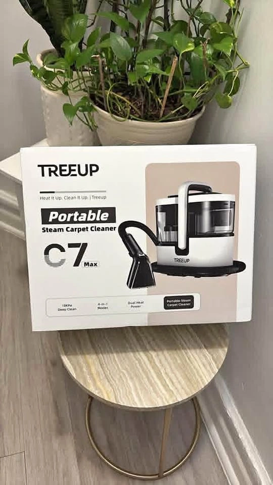 TREEUP C7 Max Portable Steam Carpet & Upholstery Cleaner