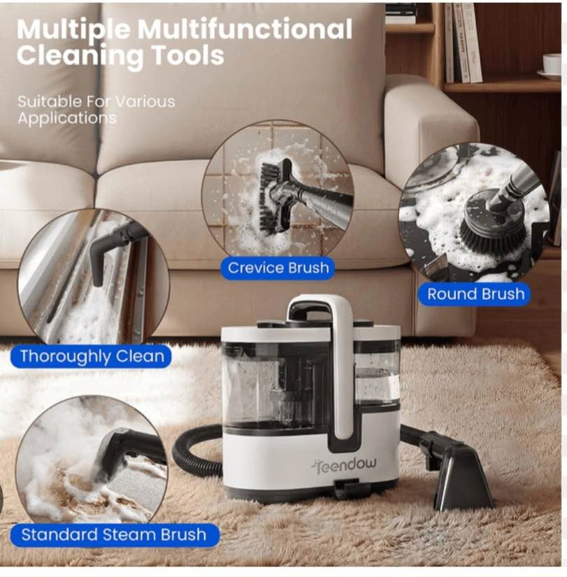 TREEUP C7 Max Portable Steam Carpet & Upholstery Cleaner - photo 2
