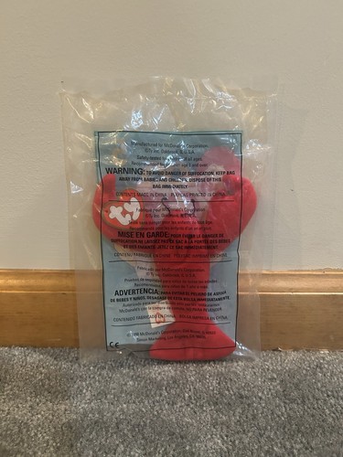 McDonald’s Ty Teenie Beanie Baby PINCHERS Lobster #5 Vintage 90s - photo 2