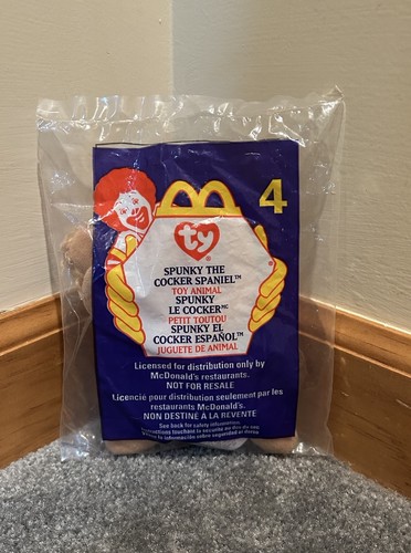 NEW! Vintage 1999 McDonald's Ty Teenie Beanie Baby Spunky #4 - photo 2