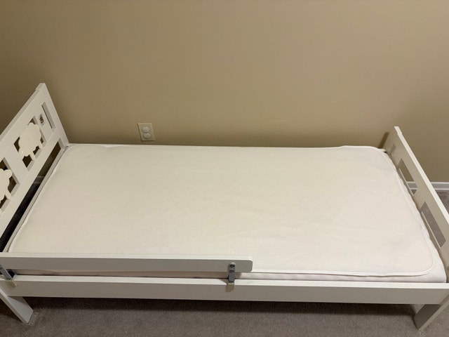 IKEA KRITTER Kids’ Bed with Mattress & Accessories – $60 per Set - photo 2