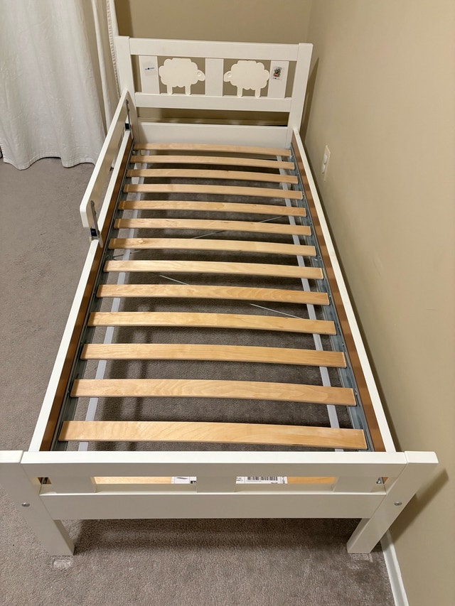 IKEA KRITTER Kids’ Bed with Mattress & Accessories – $60 per Set - photo 5
