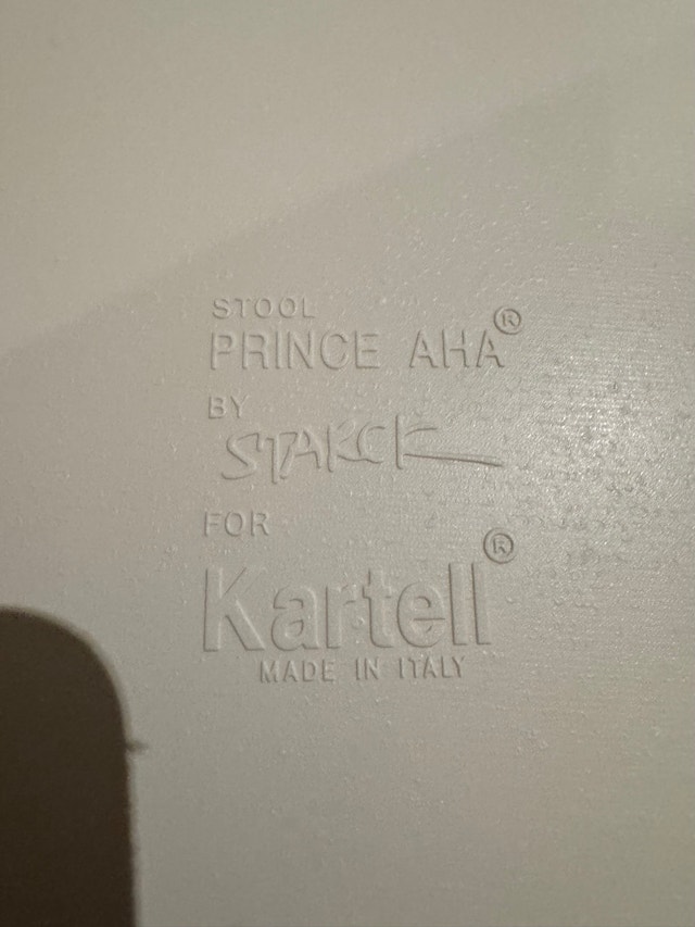 VINTAGE 1999 Kartell Prince AHA Stool Philippe Starck - photo 2