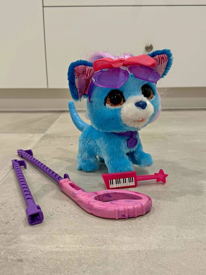 FurReal Friends Glamalots Blue Kitty – Interactive Pet