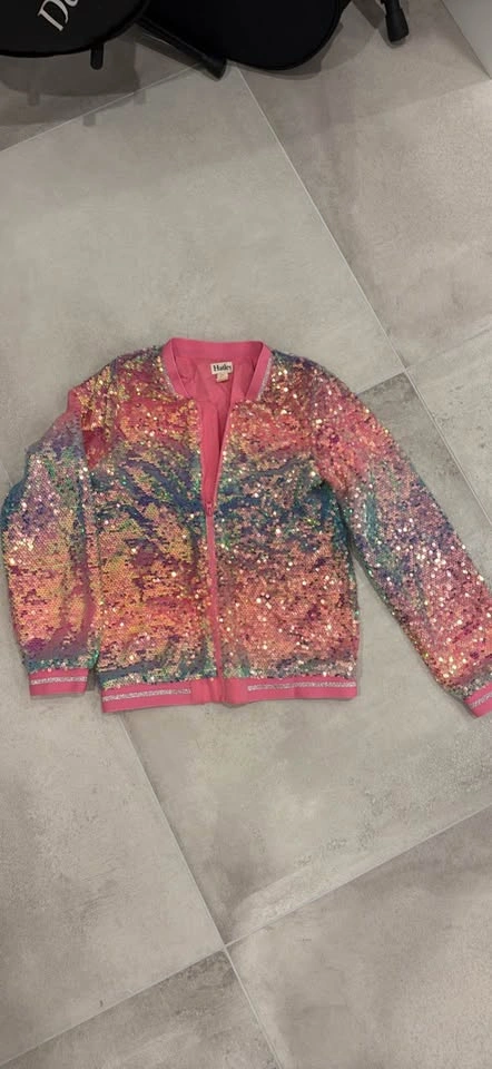 Hatley Girls’ Sparkly Sequin Bomber Jacket - photo 2
