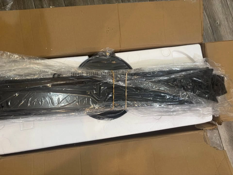 60-Inch Black Ceiling Fan with Light - photo 3