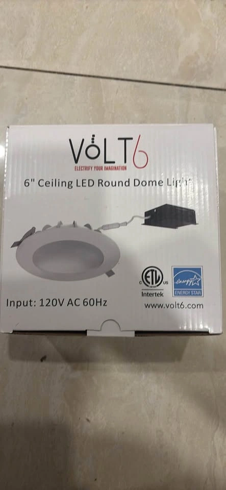Volt6 6" Ceiling LED Round Dome Light (12 in the box) - photo 3