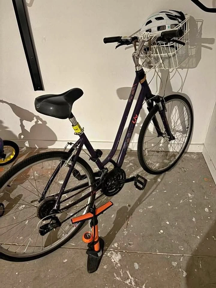 Liv Bicycle + front basket + small helmet + pump