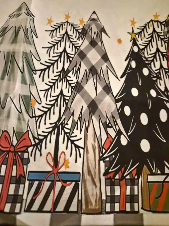 New buffalo plaid square Christmas table cover 60x60 inches