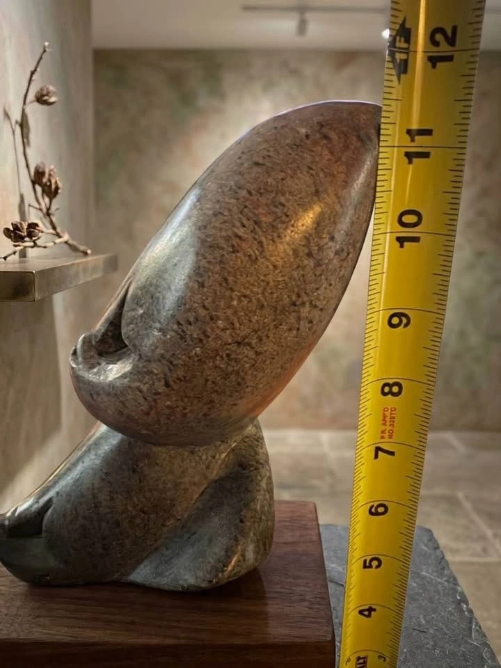 Vintage Hand-Carved Zimbabwean Shona Stone Sculpture - photo 2