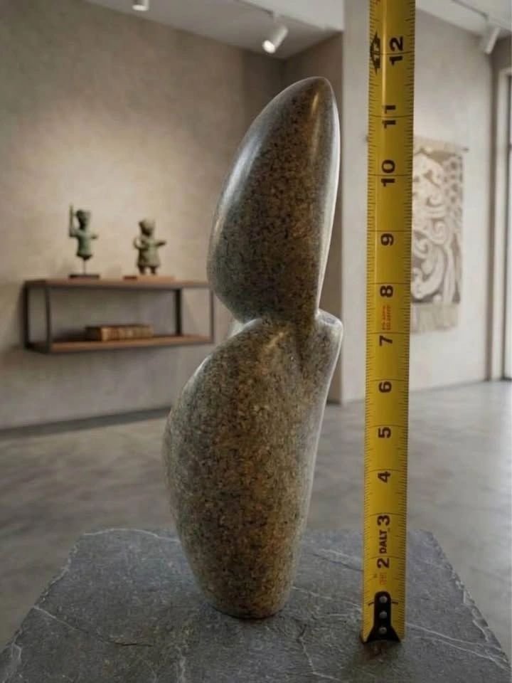 Vintage Hand-Carved Zimbabwean Shona Stone Sculpture - photo 4