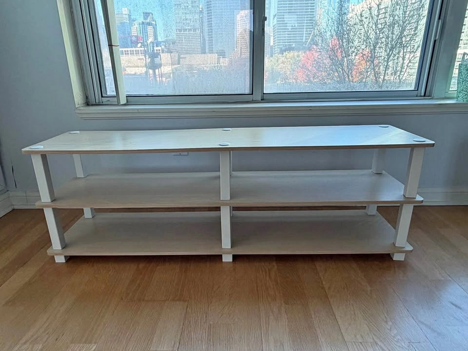 Furinno 3-Tier Wide Shoe Rack / Low Shelf (47")