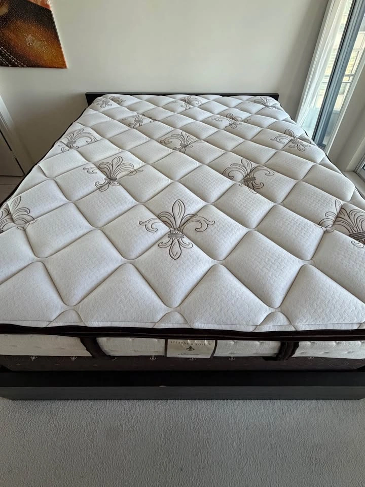 Fairmont Hotel Stearns & Foster Queen Mattress + Box Spring - photo 4