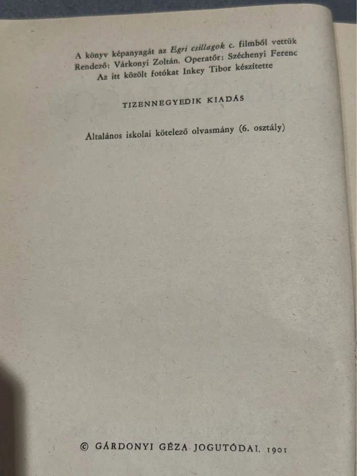 Gárdonyi Géza: Egri Csillagok (1974 Edition) - photo 5