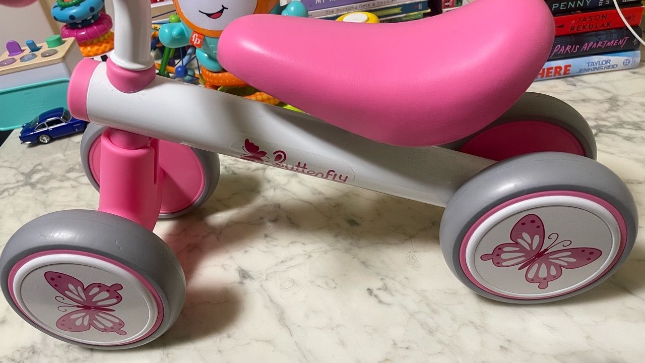 Wdmiya Baby Balance Bike for 1-3 Year Olds, Pink