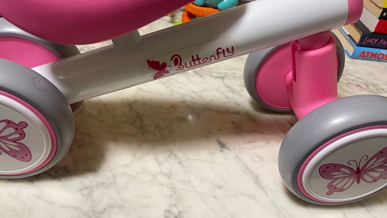 Wdmiya Baby Balance Bike for 1-3 Year Olds, Pink - photo 3