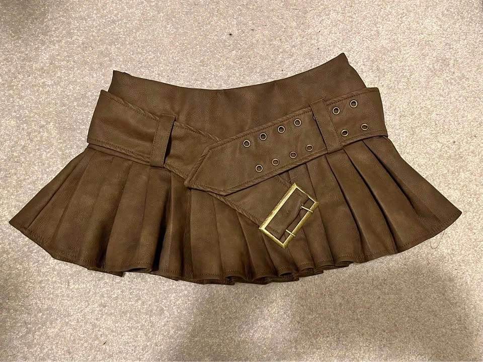 Brown Mini Skirt Size XS