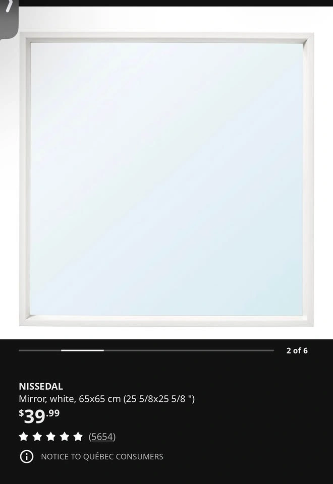 IKEA NISSEDAL Mirror - photo 2