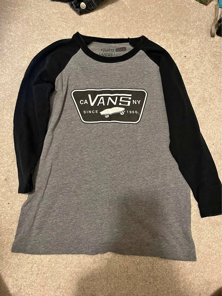 Vans Boys Raglan Baseball Tee