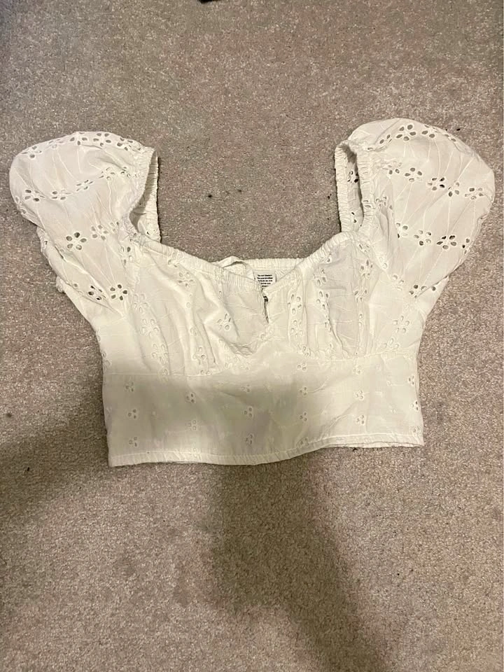 Crop Top and Ruffle Skirt Set